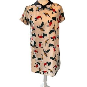 The Moon Mix birds Dress